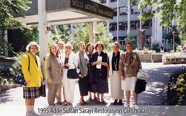 1995 Adile Sultan Sarayı Restorasyon Çalışmaları